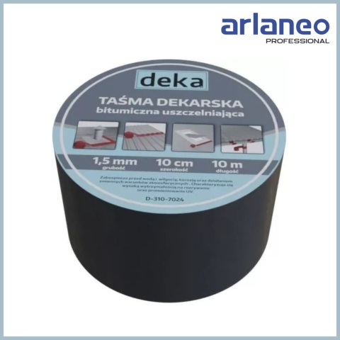 TAŚMA USZCZELNIAJĄCA DEKARSKA ALUBUTYL 10CM*10MB BRĄZOWY DEKA TAŚMA USZCZELNIAJĄCA DEKARSKA ALUBUTYL 10CM*10MB BRĄZOWY DEKA