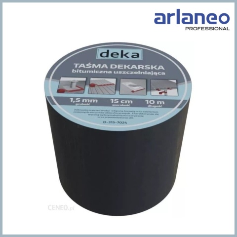 TAŚMA USZCZELNIAJĄCA DEKARSKA ALUBUTYL 15CM*10MB CZARNY DEKA TAŚMA USZCZELNIAJĄCA DEKARSKA ALUBUTYL 15CM*10MB CZARNY DEKA