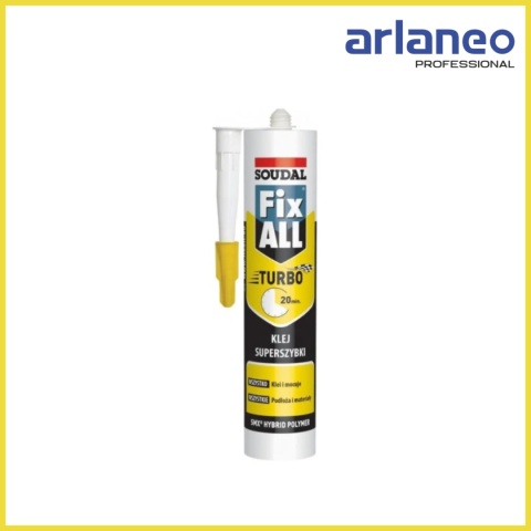 USZCZELNIACZ HYBRYDOWY FIX ALL TURBO 290ML BIAŁY SOUDAL USZCZELNIACZ HYBRYDOWY FIX ALL TURBO 290ML BIAŁY SOUDAL