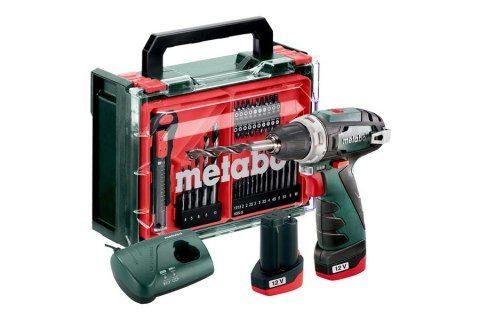 WIERTARKO-WRĘTARKA AKUM. 12V BS BASIC SET 2*2.0AH + 41 AKC. METABO