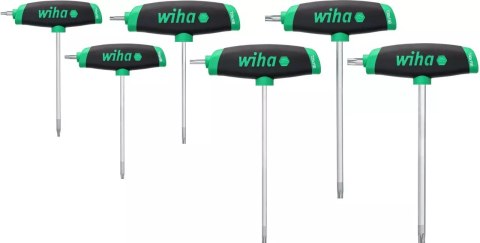 ZES. KLUCZY TRZPIEN. COMFORTGRIP Z RĘKOJEŚCIĄ T, TORX 6SZT WIHA ZES. KLUCZY TRZPIEN. COMFORTGRIP Z RĘKOJEŚCIĄ T, TORX 6SZT WIHA