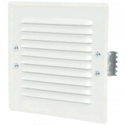 KRATKA METALOWA SKOŚNA Z UCHWTAMI Z SIATKĄ 14*14CM BIAŁA AIR ROXY