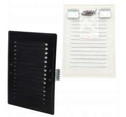 KRATKA METALOWA SKOŚNA Z UCHWTAMI Z SIATKĄ 14*21CM CZARNY AIR ROXY