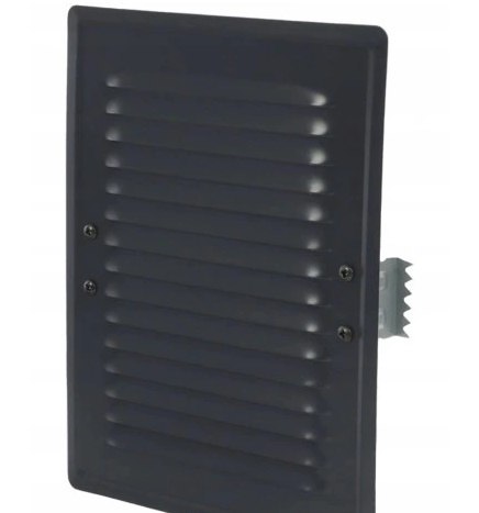 KRATKA METALOWA SKOŚNA Z UCHWTAMI Z SIATKĄ 14*21CM GRAFIT AIR ROXY