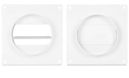 ŁĄCZNIK ZMIENNY KANAŁU PŁASK. 110*55 Z ZAW. ZWROTNYM 100MM AIR ROXY