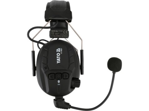 NAUSZNIKI PRZECIWHAŁASOWE AKTYWNE ELEKTRONICZNE Z BLUETOOTH YATO NAUSZNIKI PRZECIWHAŁASOWE AKTYWNE ELEKTRONICZNE Z BLUETOOTH YATO