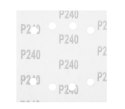 PAPIER ŚCIERNY KWADRAT P240 113*113MM, 8 OTW. 5 SZT. NEO PAPIER ŚCIERNY KWADRAT P240 113*113MM, 8 OTW. 5 SZT. NEO