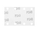 PAPIER ŚCIERNY PROSTOKĄT P240 130*80MM, 8 OTW. 5 SZT. NEO PAPIER ŚCIERNY PROSTOKĄT P240 130*80MM, 8 OTW. 5 SZT. NEO