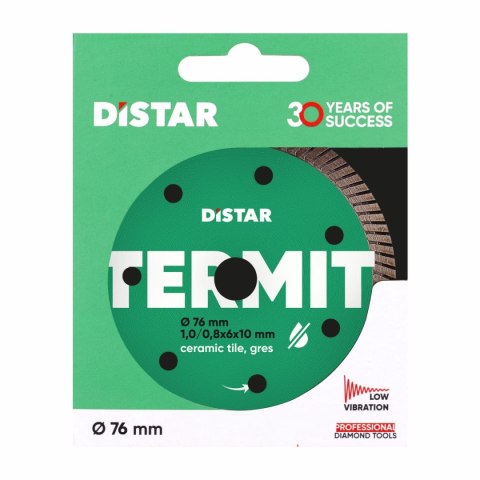 TARCZA DIAMENTOWA DO CERAMIKI I GRESU TERMIT 76*1.0*10MM DISTAR TARCZA DIAMENTOWA DO CERAMIKI I GRESU TERMIT 76*1.0*10MM DISTAR