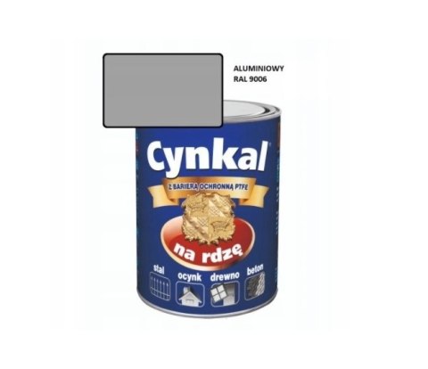 AEROZOL CYNKAL 0.7L ALUMINIUM 9006 MALEXIM