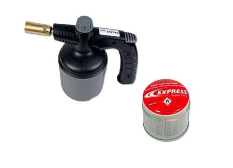 LAMPA LUTOWNICZA GAZOWA NA NABOJE 190G + GAZ 190G EXPRESS EXPRESS LAMPA LUTOWNICZA GAZOWA NA NABOJE 190G + GAZ 190G EXPRESS EXPRESS