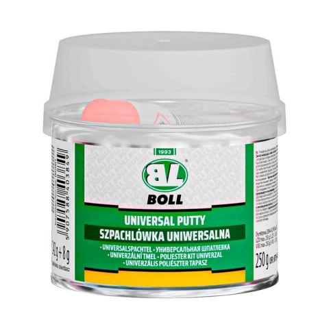 SZPACHLÓWKA UNIWERSALNA BOLL 250G + UTWARDZACZ 8G. BOLL SZPACHLÓWKA UNIWERSALNA BOLL 250G + UTWARDZACZ 8G. BOLL