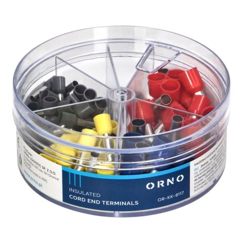 ZESTAW KOŃCÓWEK KABLOWYCH ORNO