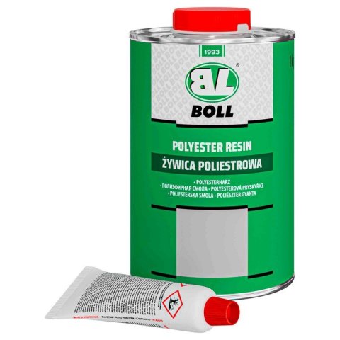 ŻYWICA POLIESTROWA BOLL 970G + UTWARDZACZ 30G. BOLL ŻYWICA POLIESTROWA BOLL 970G + UTWARDZACZ 30G. BOLL