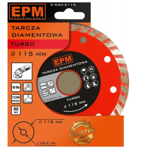 TARCZA DIAMENTOWA TURBO 115MM TARCZA DIAMENTOWA TURBO 115MM
