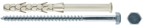 DYBEL RAMOWY ŁEB SZEŚCIOKĄTNY ARL 10/280MM DYBEL RAMOWY ŁEB SZEŚCIOKĄTNY ARL 10/280MM