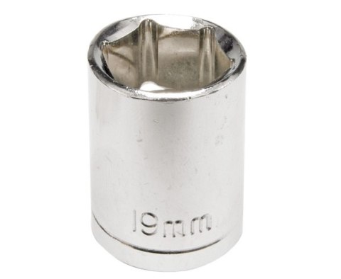 NASADKA KRÓTKA 6-KĄTNA CHROMOWANA 1/2'' 19MM NASADKA KRÓTKA 6-KĄTNA CHROMOWANA 1/2'' 19MM