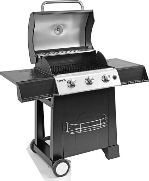 GRILL GAZOWY 3 PALNIKI 9KW LED GRILL GAZOWY 3 PALNIKI 9KW LED