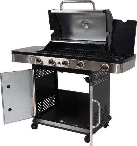 GRILL GAZOWY 4+1 STAL NIERDZEWNA 14,5KW GRILL GAZOWY 4+1 STAL NIERDZEWNA 14,5KW