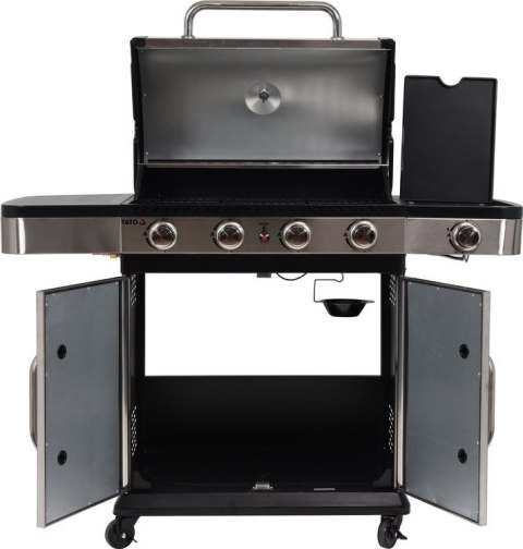 GRILL GAZOWY 4+1 STAL NIERDZEWNA 14,5KW GRILL GAZOWY 4+1 STAL NIERDZEWNA 14,5KW
