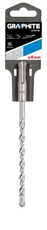WIERTŁO DO BETONU SDS+ QUATRO 8*160MM WIERTŁO DO BETONU SDS+ QUATRO 8*160MM