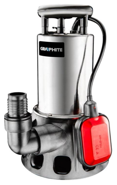 POMPA ZATAPIALNA DO WODY BRUDNEJ 900W GRAPHITE – Wydajność 17000 l/godz., Wys. Podnoszenia 9 m, Obudowa INOX POMPA ZATAPIALNA DO WODY BRUDNEJ 900W GRAPHITE – Wydajność 17000 l/godz., Wys. Podnoszenia 9 m, Obudowa INOX