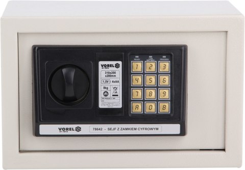 SEJF Z ZAMKIEM CYFROWYM 31*20*20CM VOREL SEJF Z ZAMKIEM CYFROWYM 31*20*20CM VOREL