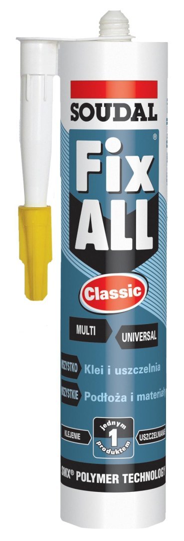 USZCZELNIACZ HYBRYDOWY FIX ALL FLEXI 290ML BIAŁY USZCZELNIACZ HYBRYDOWY FIX ALL FLEXI 290ML BIAŁY