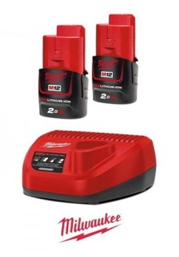 ZESTAW AKUMULATORÓW POWERPACK IN2 M12NRG-202 MILWAUKEE