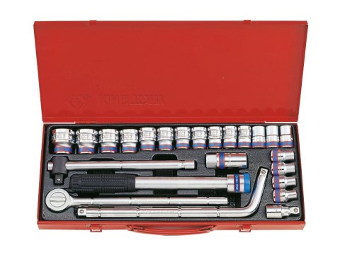 KOMPLET NASADEK 1/2 24SZTUKI 12-KĄTNE 10-32MM KING TONY KOMPLET NASADEK 1/2 24SZTUKI 12-KĄTNE 10-32MM KING TONY