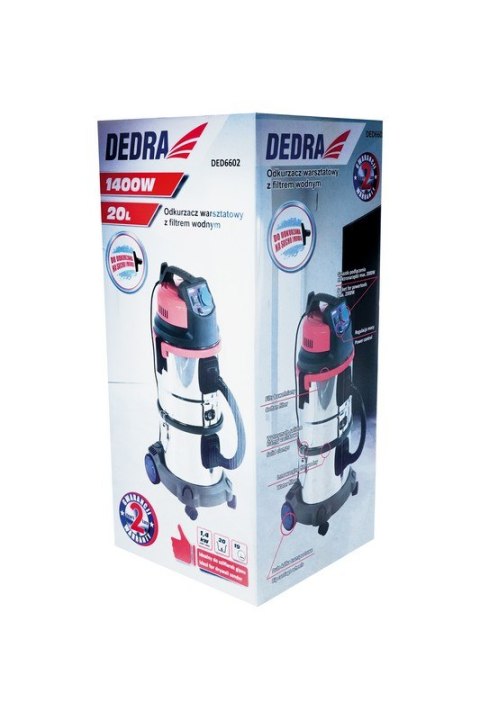 ODKURZACZ Z FILTREM WODNYM 1400W 1,4KW DEDRA ODKURZACZ Z FILTREM WODNYM 1400W 1,4KW DEDRA