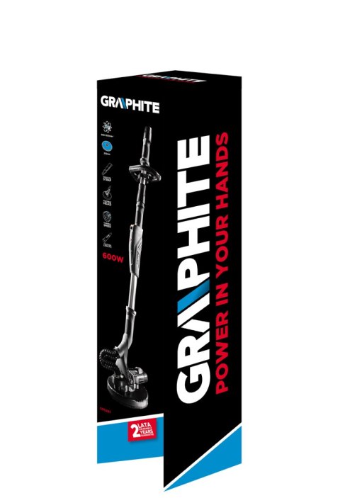 SZLIFIERKA DO GIPSU 600W TARCZA 225 MM TORBA GRAPHITE SZLIFIERKA DO GIPSU 600W TARCZA 225 MM TORBA GRAPHITE