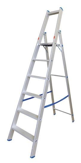 DRABINA WOLNOSTOJĄCA PRZEMYSŁOWA 285CM 5 STOPNI + PODEST DRABEX DRABINA WOLNOSTOJĄCA PRZEMYSŁOWA 285CM 5 STOPNI + PODEST DRABEX