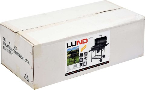 GRILL OGRODOWY Z POKRYWĄ, RUSZT 71CM. LUND GRILL OGRODOWY Z POKRYWĄ, RUSZT 71CM. LUND