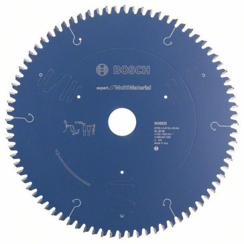 PIŁA TARCZOWA EXPERT/MULTI 254*30/80 BOSCH PIŁA TARCZOWA EXPERT/MULTI 254*30/80 BOSCH