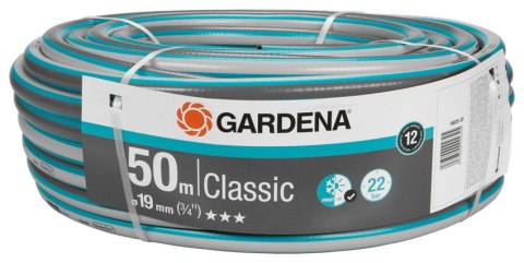 WĄŻ OGRODOWY GARDENA CLASSIC 50M 3/4" 19mm UV 22bar WĄŻ OGRODOWY GARDENA CLASSIC 50M 3/4" 19mm UV 22bar