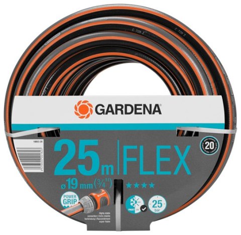 GARDENA | Wąż ogrodowy Comfort FLEX 3/4" 25M | POWER GRIP, PODLEWANIE, NAWADNIANIE GARDENA | Wąż ogrodowy Comfort FLEX 3/4" 25M | POWER GRIP, PODLEWANIE, NAWADNIANIE