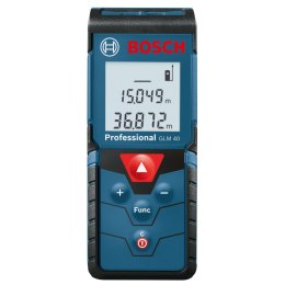 DALMIERZ LASEROWY BOSCH GLM 40 | 40M | PAMIĘĆ 10 POMIARÓW | IP54 | KOMPAKTOWY