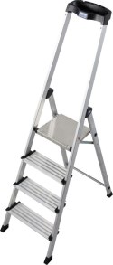 DRABINA ALUMINIOWA WOLNOSTOJĄCA SAFETY PLUS LINE 4 SZCZEBLE KRAUSE