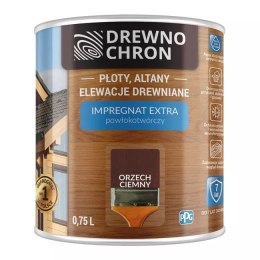 DREWNOCHRON IMPREGNAT POWŁOKOTWÓRCZY ORZECH CIEMNY 9L DREWNOCHRON