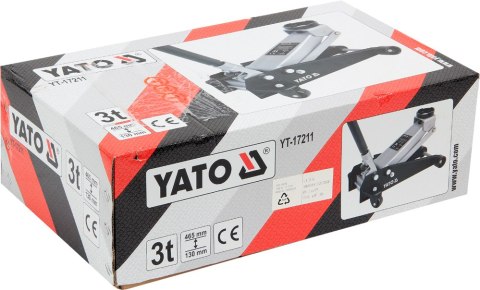 PODNOŚNIK HYDRAULICZNY ŻABA 3T YATO PODNOŚNIK HYDRAULICZNY ŻABA 3T YATO