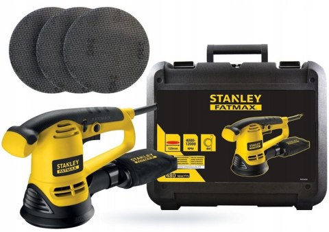 SZLIFIERKA MIMOŚRODOWA SFM 125MM 480W STANLEY SZLIFIERKA MIMOŚRODOWA SFM 125MM 480W STANLEY