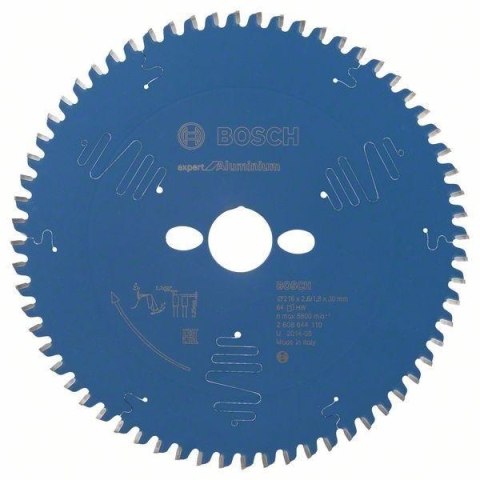 TARCZA PILARSKA EXPERT FOR ALUMINIUM 216*30*2.6 64 T BOSCH TARCZA PILARSKA EXPERT FOR ALUMINIUM 216*30*2.6 64 T BOSCH