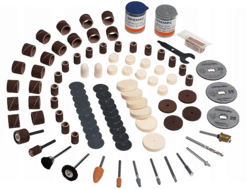UNIWERSALNY ZESTAW AKCESORIÓW 150SZT. DREMEL UNIWERSALNY ZESTAW AKCESORIÓW 150SZT. DREMEL