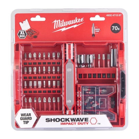 ZESTAW BITÓW UDAROWYCH 70 SZT ( 31 PZ2 ) MILWAUKEE ZESTAW BITÓW UDAROWYCH 70 SZT ( 31 PZ2 ) MILWAUKEE