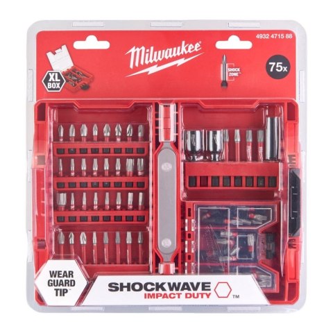 ZESTAW BITÓW UDAROWYCH 75 SZT ( 36 TX ) MILWAUKEE ZESTAW BITÓW UDAROWYCH 75 SZT ( 36 TX ) MILWAUKEE