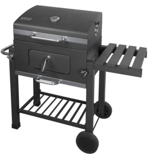 GRILL WĘGLOWY KULISTY Z WÓZKIEM UN GRILL WĘGLOWY KULISTY Z WÓZKIEM UN
