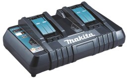 ŁADOWARKA 2-GNIAZDA MAKITA 18V DC18RD | Szybkie Ładowanie | Kompatybilna z LI-ION/NI-MH | 9A | Złącze USB