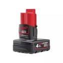AKUMULATOR MILWAUKEE M12B4 12V 4.0Ah Li-ion | REDLINK™ | DO 2X WIĘCEJ CZASU PRACY