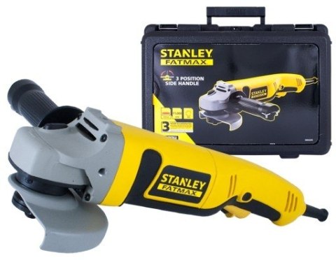 SZLIFIERKA KĄTOWA 125MM 1200W W WALIZCE STANLEY SZLIFIERKA KĄTOWA 125MM 1200W W WALIZCE STANLEY